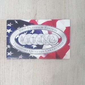 2009 Platinum Edition Territory Quarter Collection - Red, White, Blue